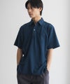 NAVY  SARARI リップルスキッパーポロシャツ メンズ商品サムネイル-15