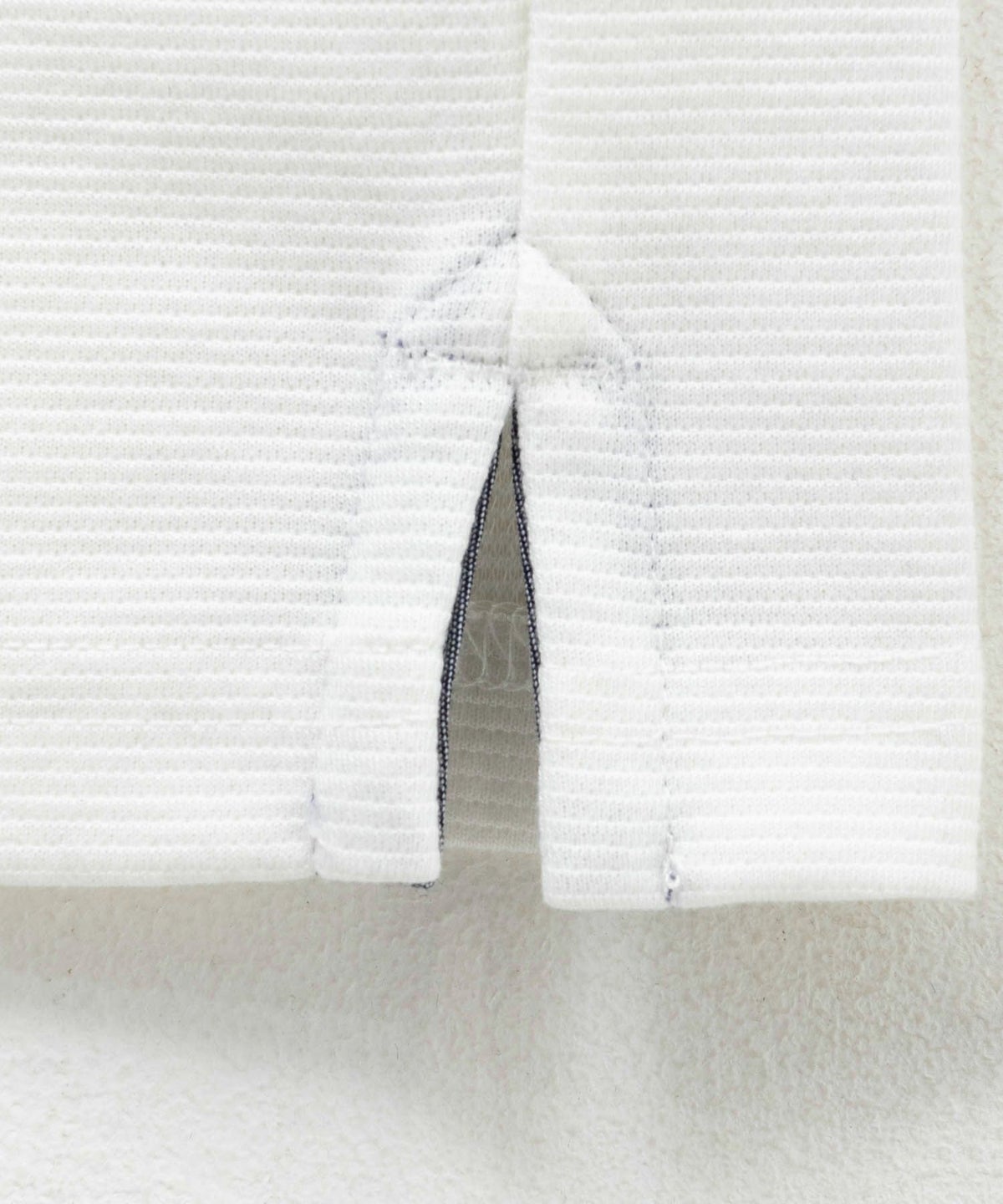 NAVY リップルスキッパーポロシャツ メンズ