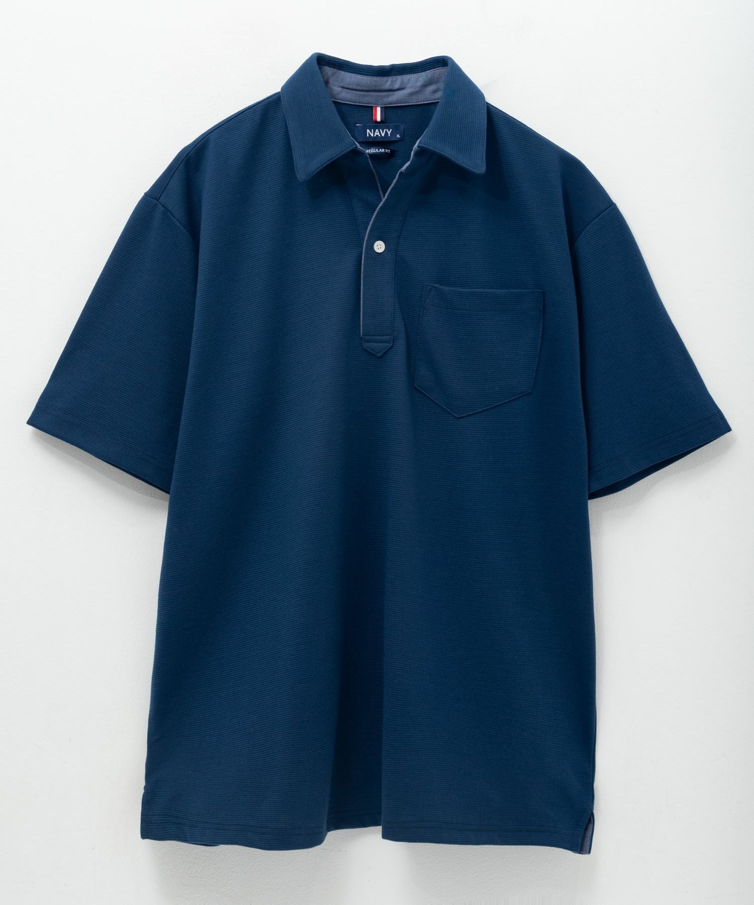 A.P.C. ネイビー ポロシャツ 濃紺 スキッパー L アーペーセー A.P.C. APC A.P.C. ポロシャツ polo carter COGWZ H26342