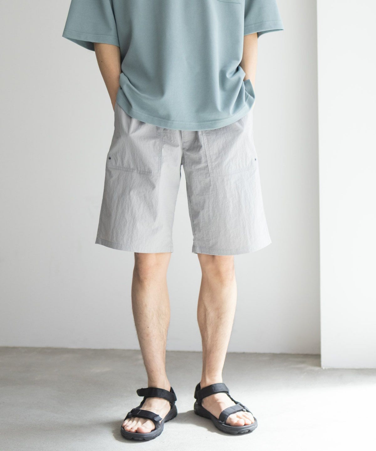 NAVY アクティブショートパンツ メンズ