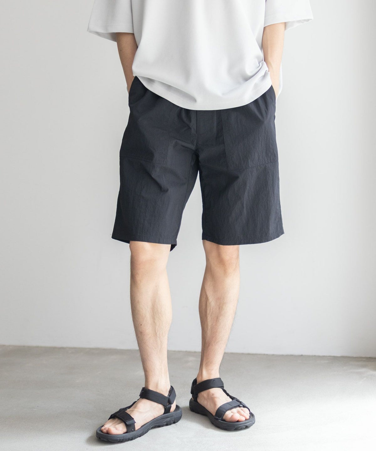 NAVY アクティブショートパンツ メンズ