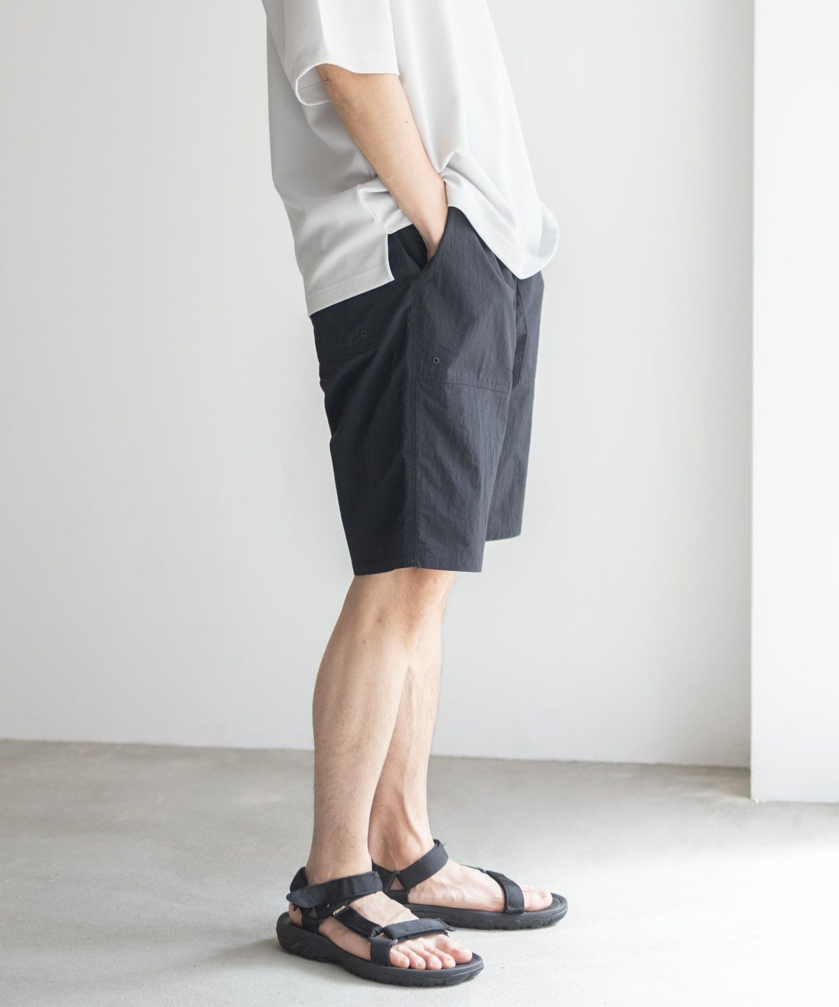 NAVY アクティブショートパンツ メンズ