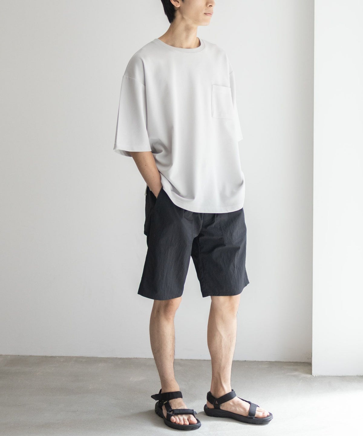 NAVY アクティブショートパンツ メンズ