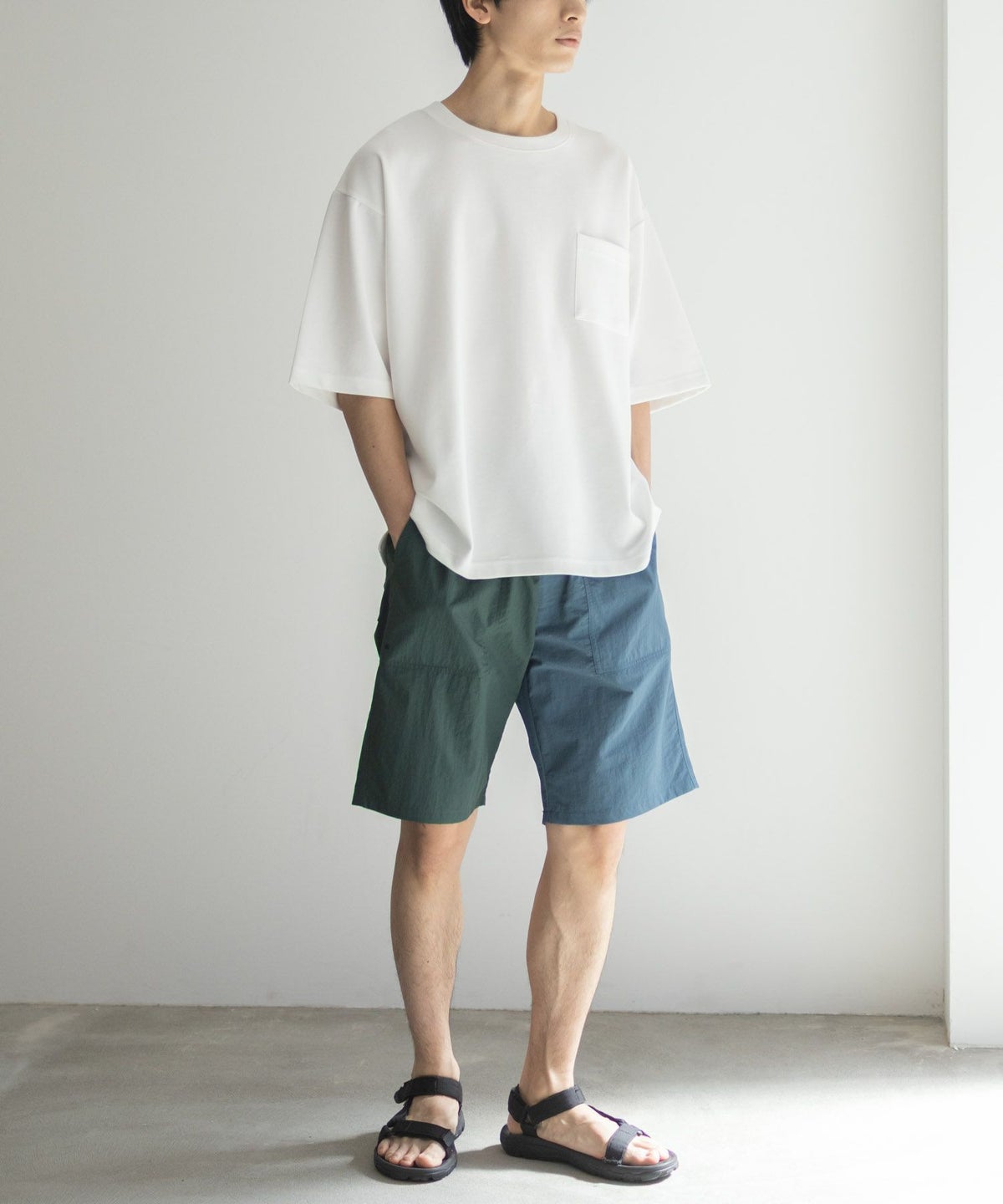 NAVY アクティブショートパンツ メンズ