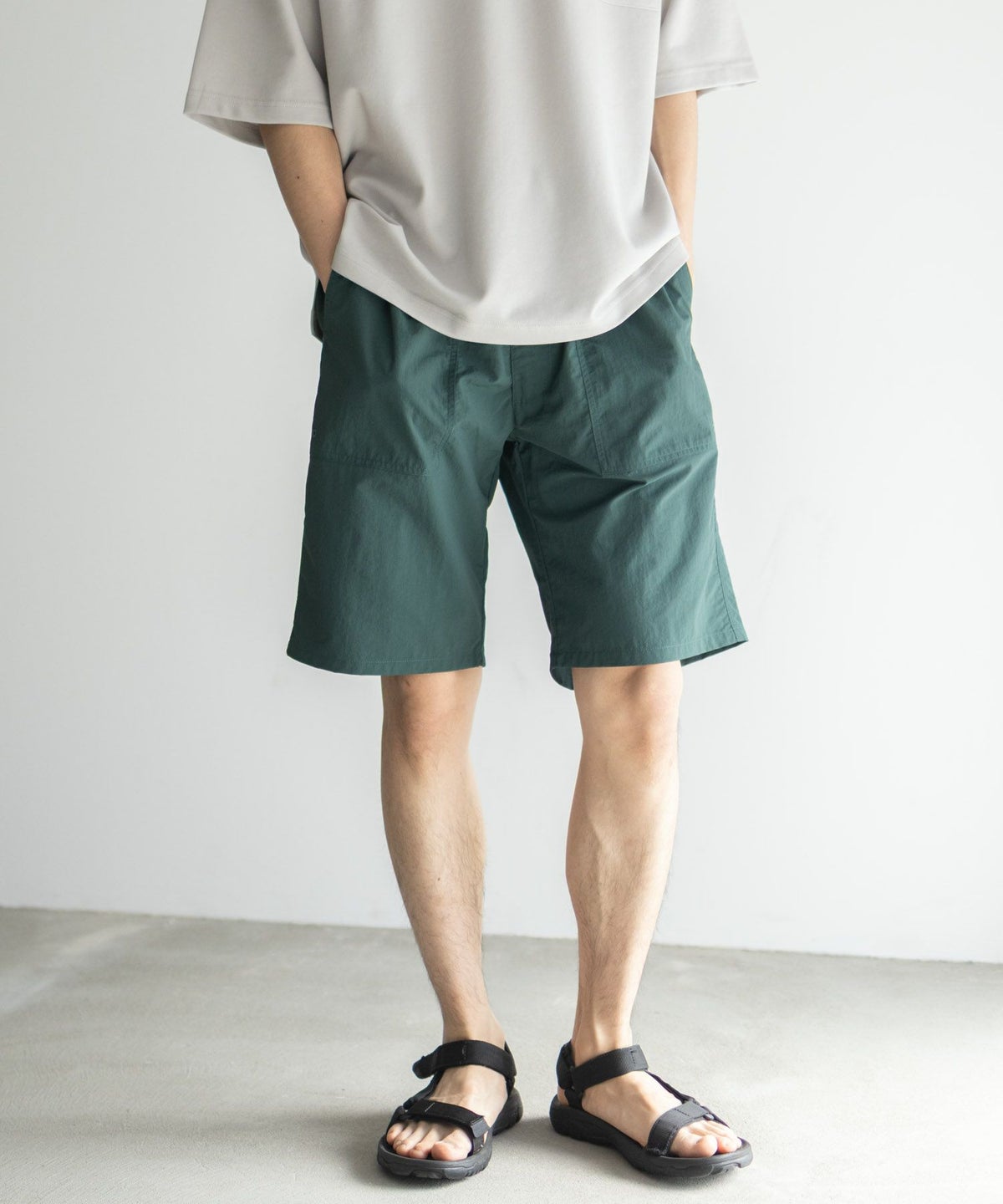 NAVY アクティブショートパンツ メンズ