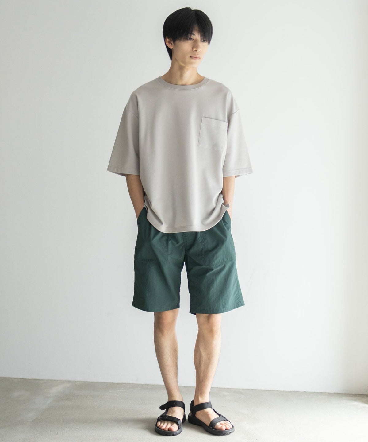 NAVY アクティブショートパンツ メンズ