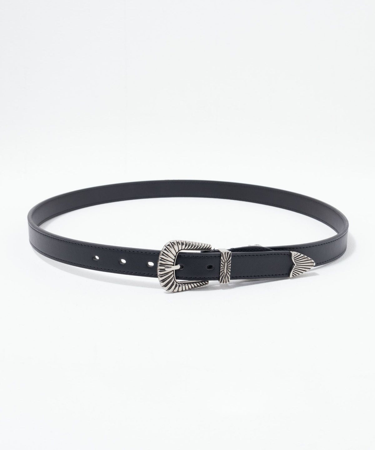 25mmウエスタン3点尾錠バックルベルト メンズ