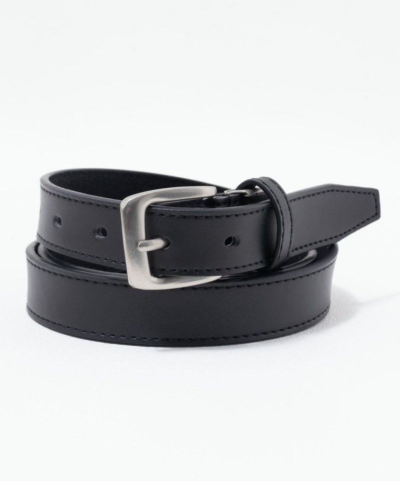 25mmエシカルレザー無地ベルト メンズ商品画像-1