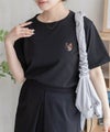 nAvy ネコ刺繍Tシャツ レディース メール便 対応商品商品サムネイル-1