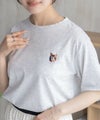 nAvy ネコ刺繍Tシャツ レディース メール便 対応商品商品サムネイル-11