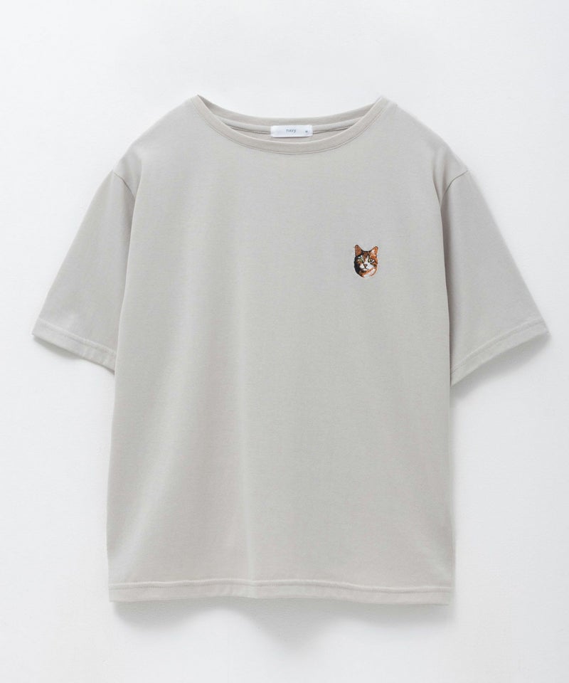 nAvy ネコ刺繍Tシャツ レディース メール便 対応商品商品画像-25