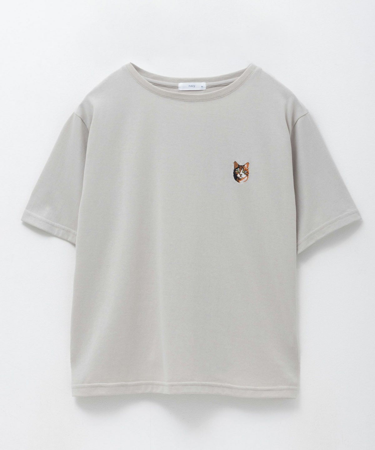 nAvy ネコ刺繍Tシャツ レディース ネコポス 対応商品