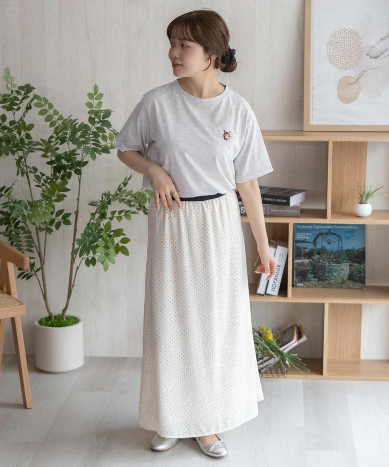 nAvy ネコ刺繍Tシャツ レディース メール便 対応商品商品画像-29