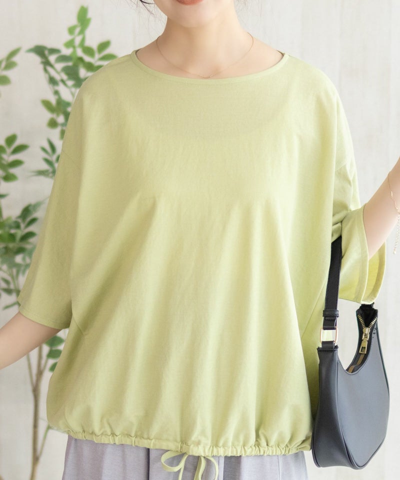 nAvy SARARI 裾スピンドルTシャツ レディース メール便 対応商品商品画像-3