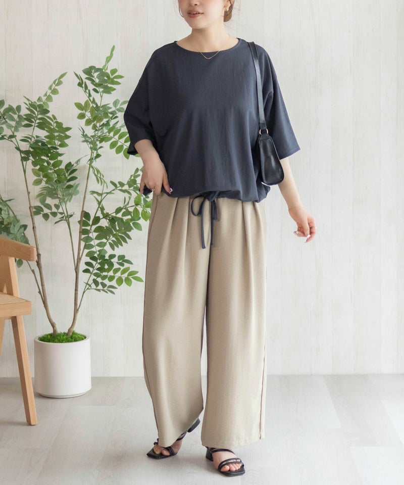 nAvy SARARI 裾スピンドルTシャツ レディース メール便 対応商品商品画像-10