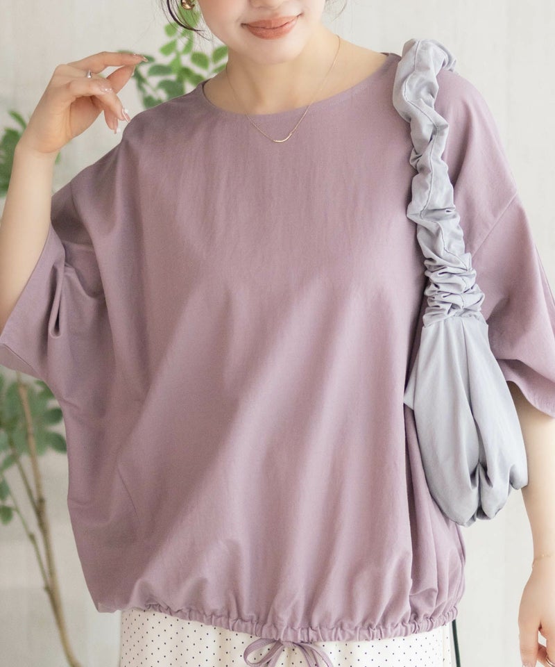 nAvy  SARARI 裾スピンドルTシャツ レディース メール便 対応商品商品画像-12