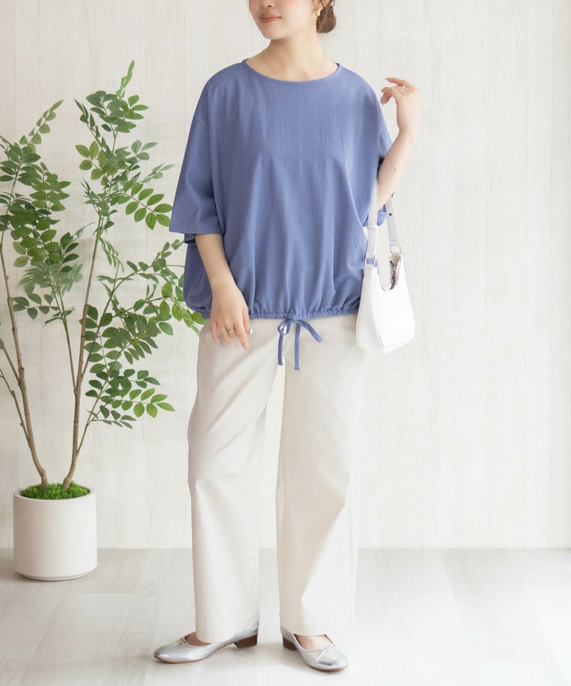 nAvy SARARI 裾スピンドルTシャツ レディース メール便 対応商品商品画像-22