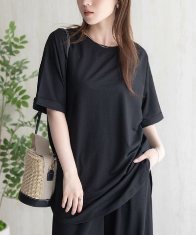 nAvy SARARI チュニック丈Tシャツ レディース ネコポス 対応商品