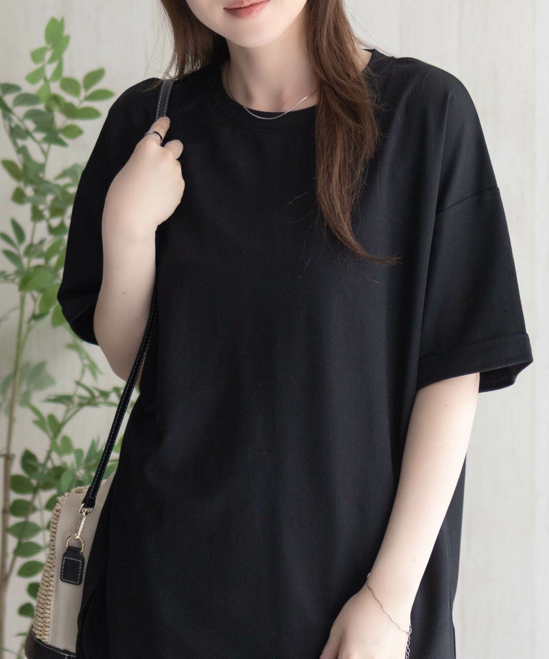 nAvy SARARI チュニック丈Tシャツ レディース メール便 対応商品商品画像-8