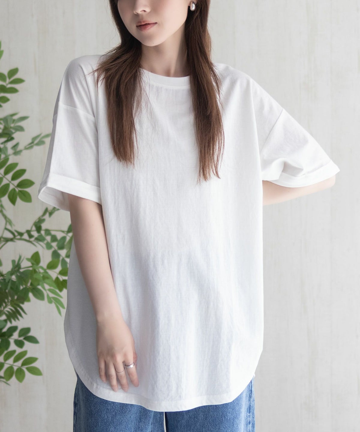 nAvy SARARI チュニック丈Tシャツ レディース ネコポス 対応商品