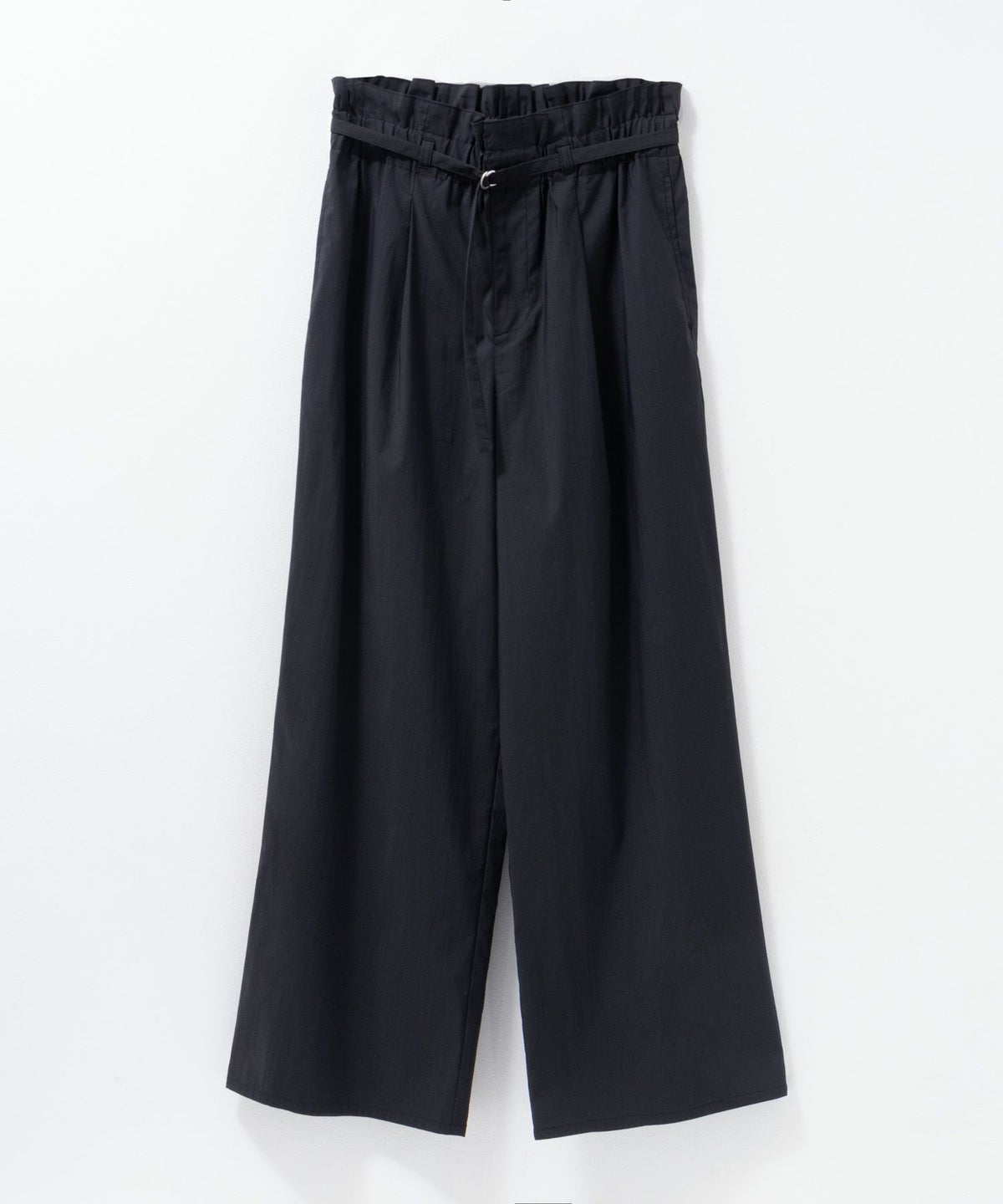 nAvy SARARI ベルト付きハイウエストパンツ レディース