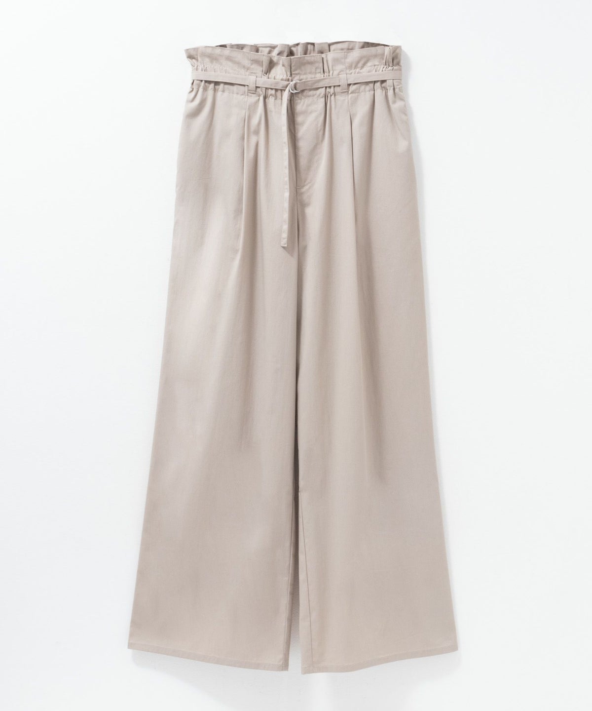 nAvy SARARI ベルト付きハイウエストパンツ レディース