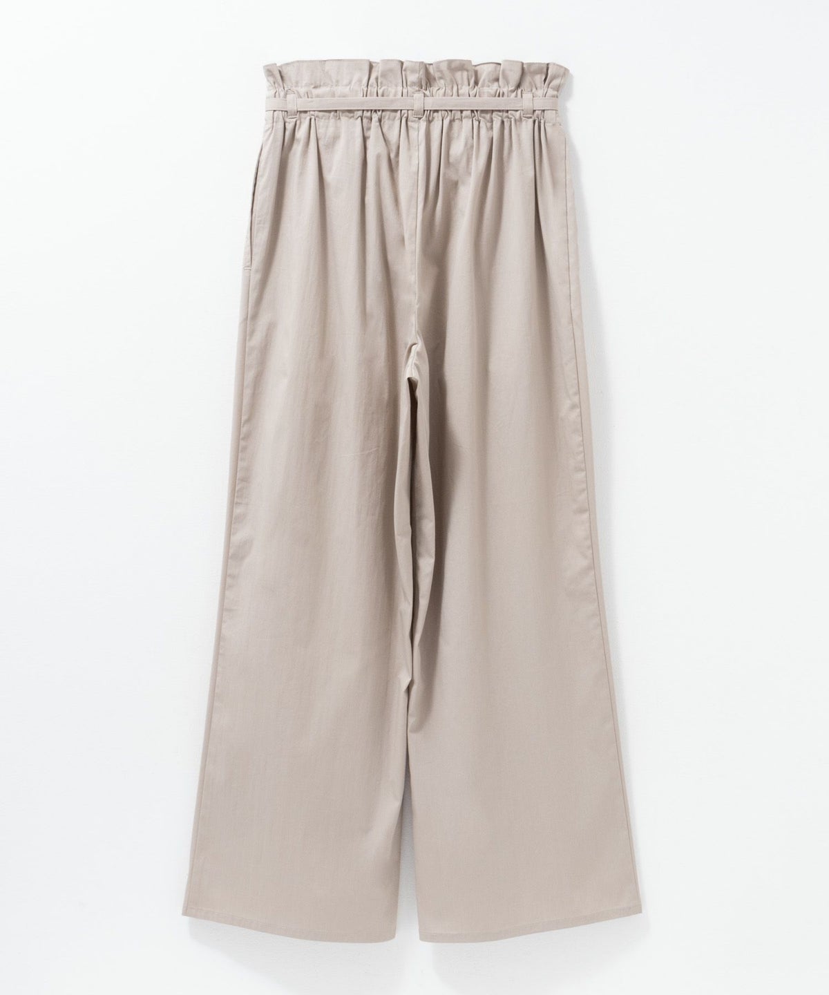 nAvy SARARI ベルト付きハイウエストパンツ レディース