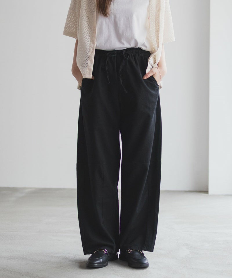 nAvy ソフトツイルイージーカーブパンツ レディース商品画像-4