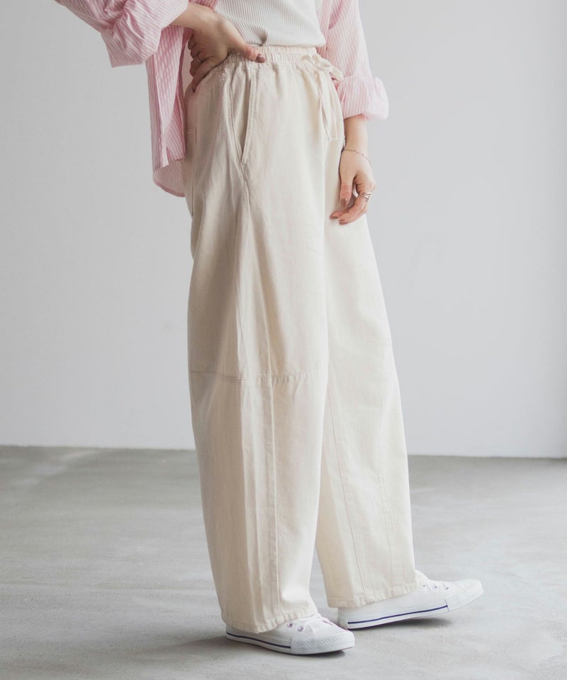 nAvy ソフトツイルイージーカーブパンツ レディース商品画像-12