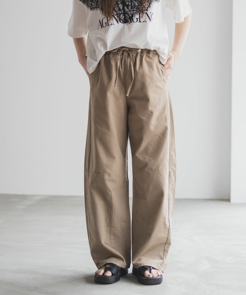 nAvy ソフトツイルイージーカーブパンツ レディース商品画像-15