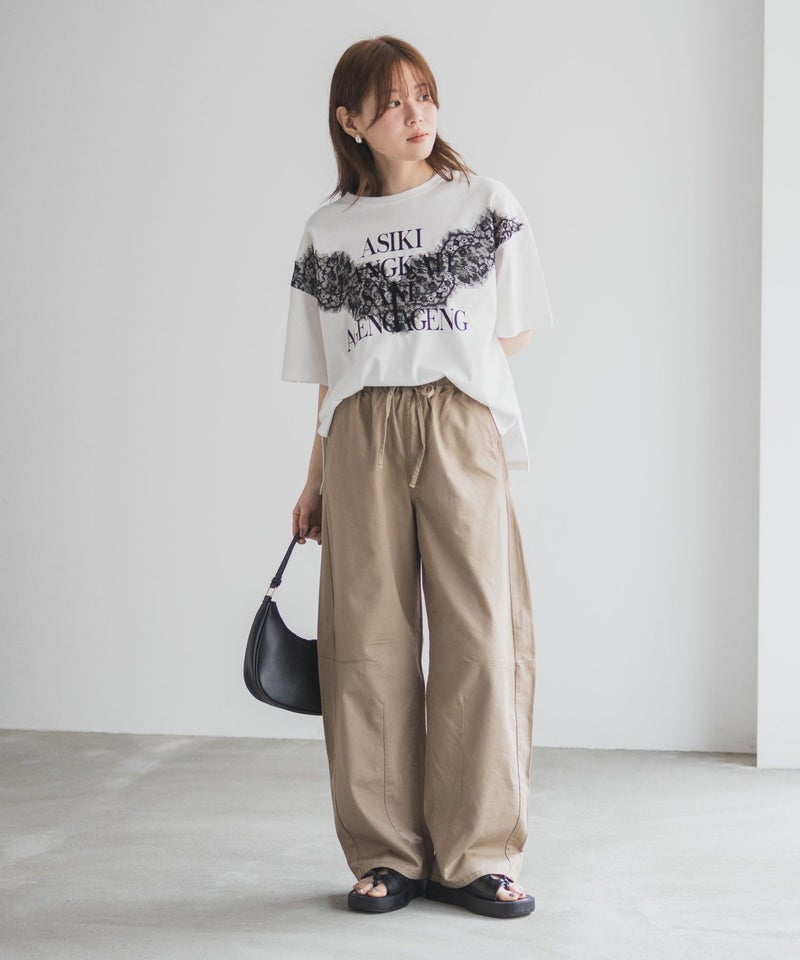 nAvy  ソフトツイルイージーカーブパンツ レディース商品画像-17