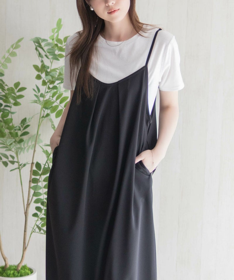 nAvy ポリツイルキャミワンピースアンサンブル レディース商品画像-5