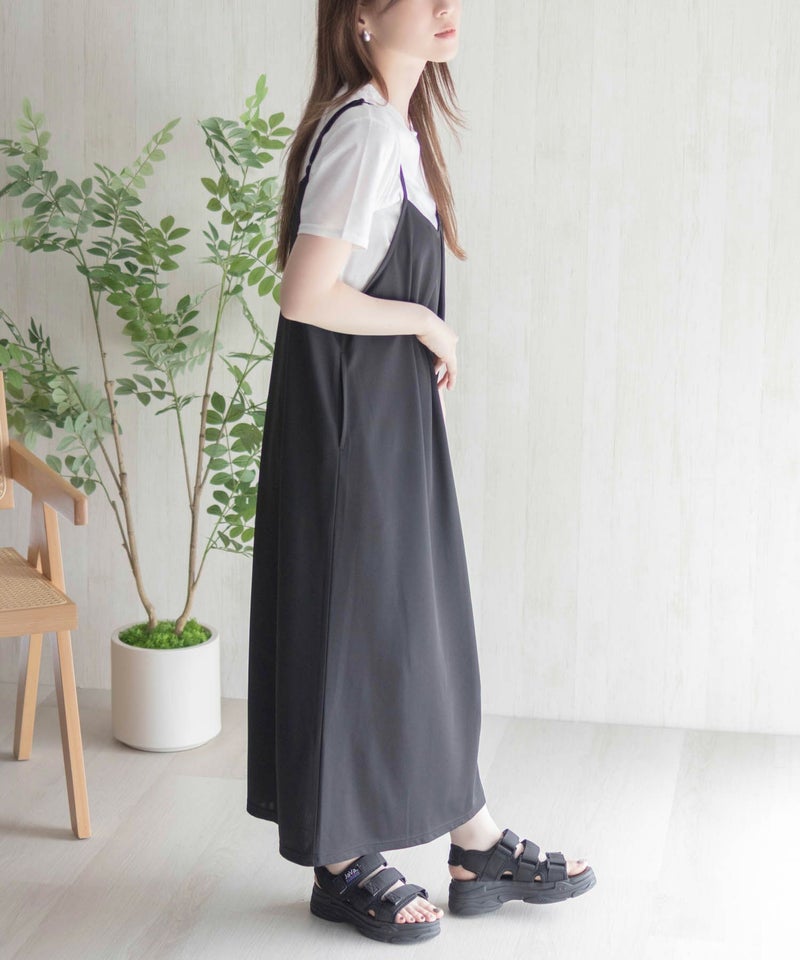 nAvy ポリツイルキャミワンピースアンサンブル レディース商品画像-8