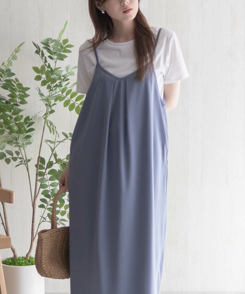 nAvy ポリツイルキャミワンピースアンサンブル レディース商品画像-13