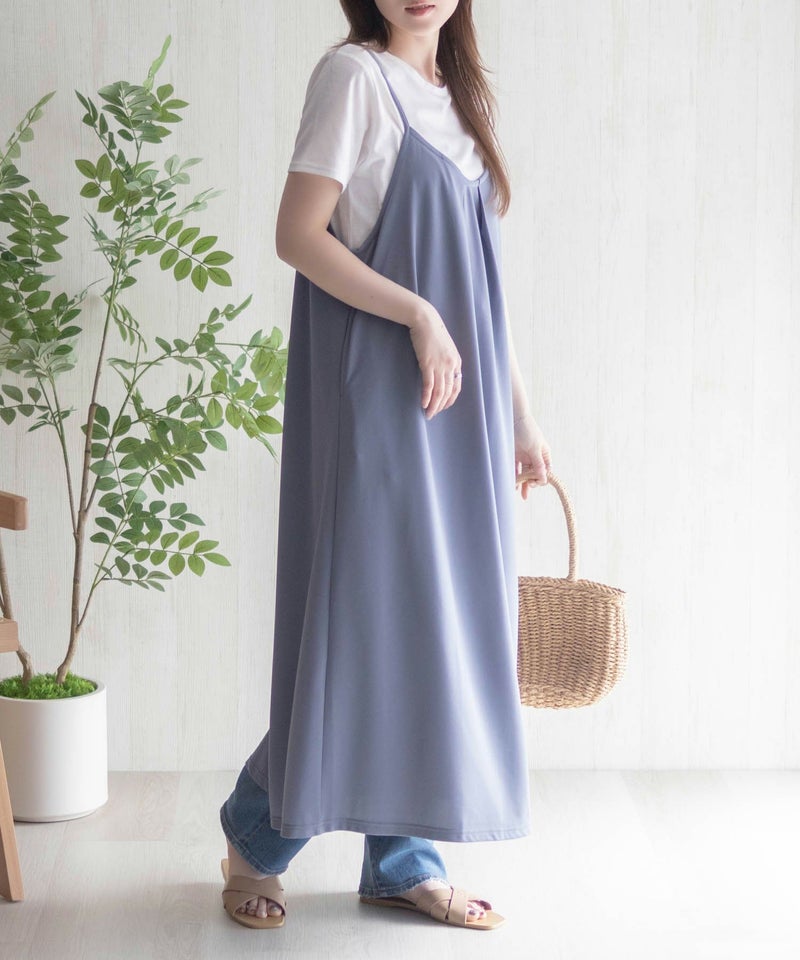 nAvy  ポリツイルキャミワンピースアンサンブル レディース商品画像-17