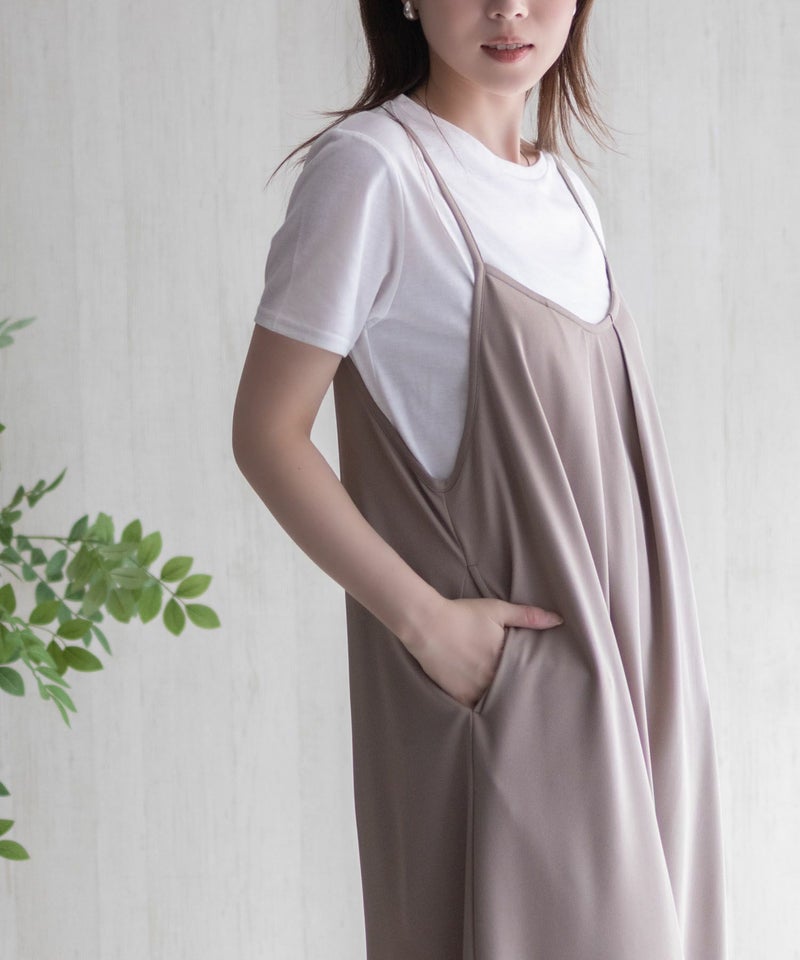 nAvy ポリツイルキャミワンピースアンサンブル レディース商品画像-20