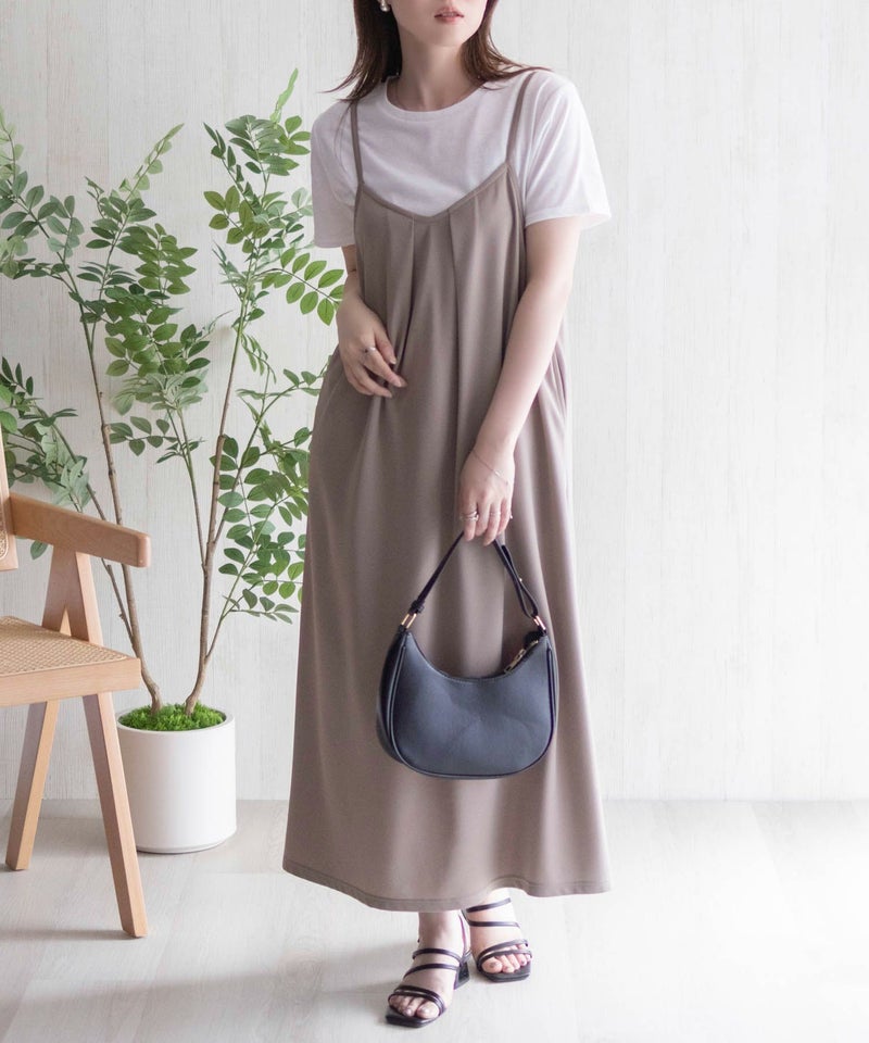 nAvy  ポリツイルキャミワンピースアンサンブル レディース商品画像-22