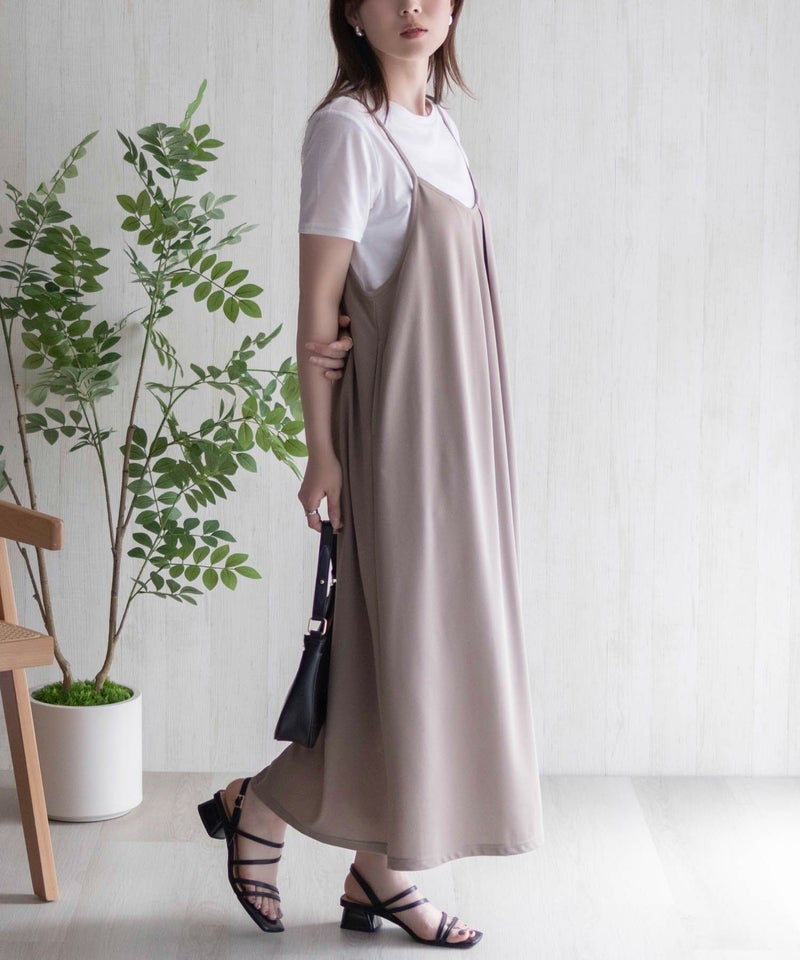 nAvy  ポリツイルキャミワンピースアンサンブル レディース商品画像-23