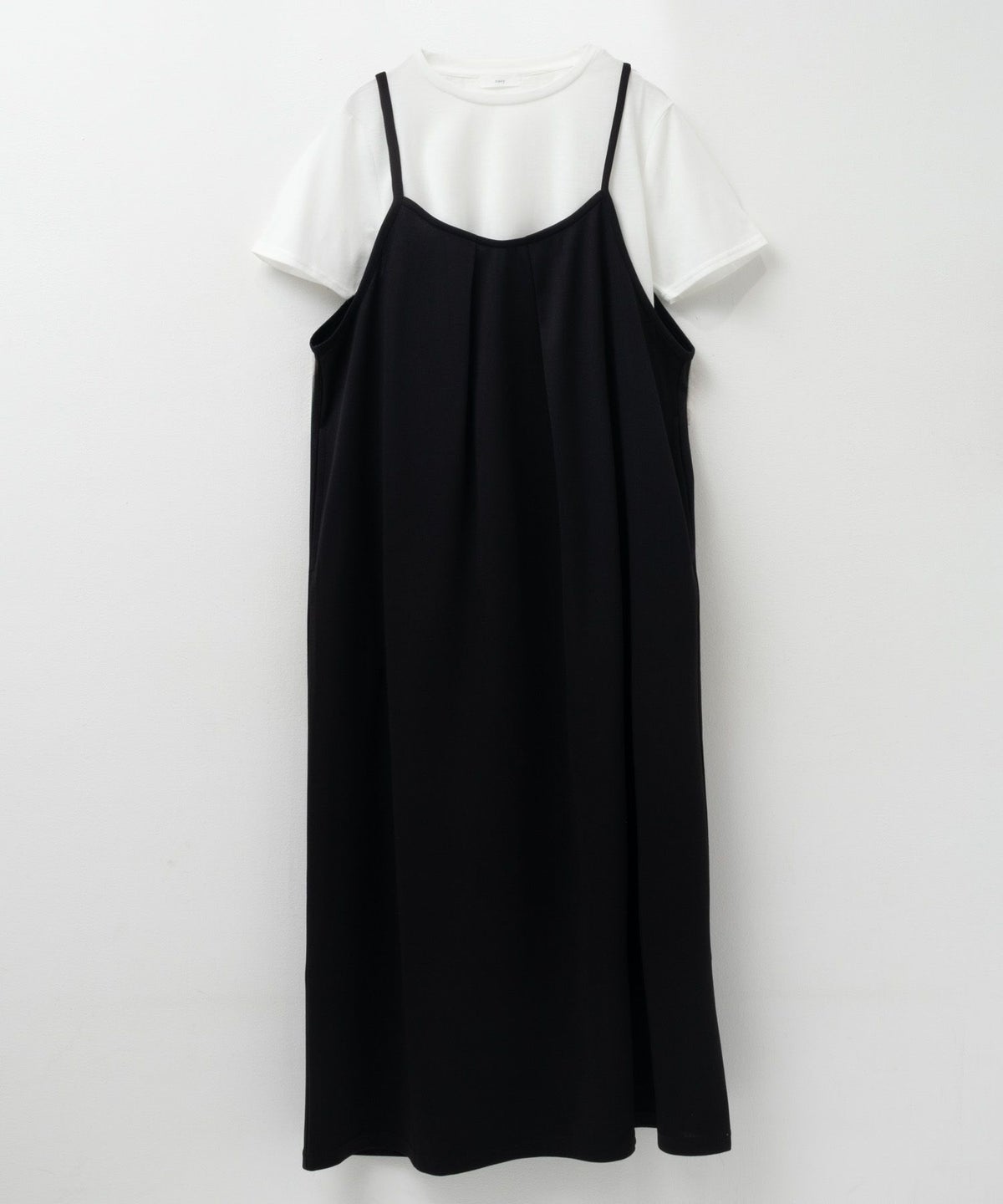 nAvy ポリツイルキャミワンピースアンサンブル レディース