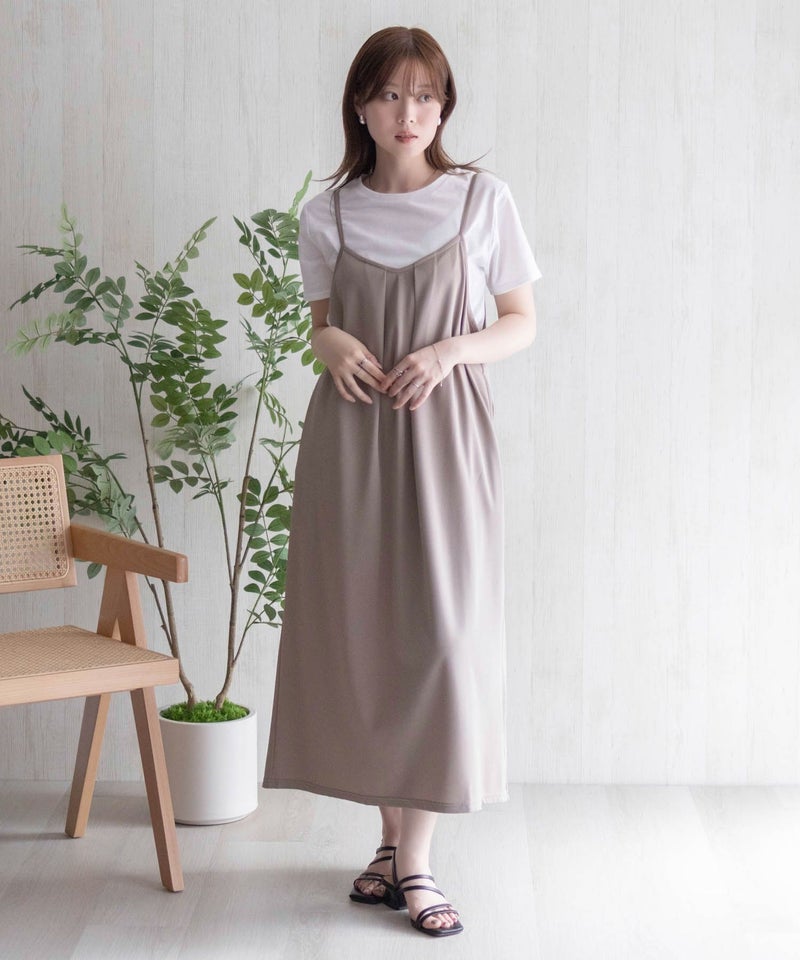 nAvy  ポリツイルキャミワンピースアンサンブル レディース商品画像-36