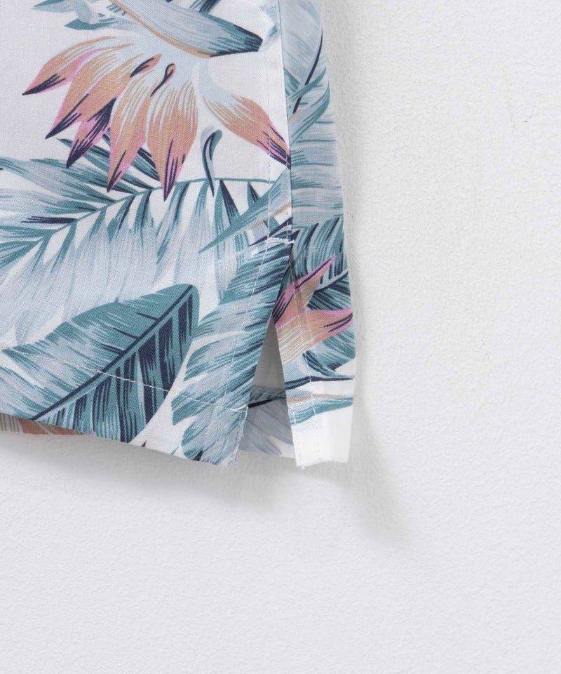 NAVY SARARI レーヨンアロハプリントシャツ メンズ商品画像-16