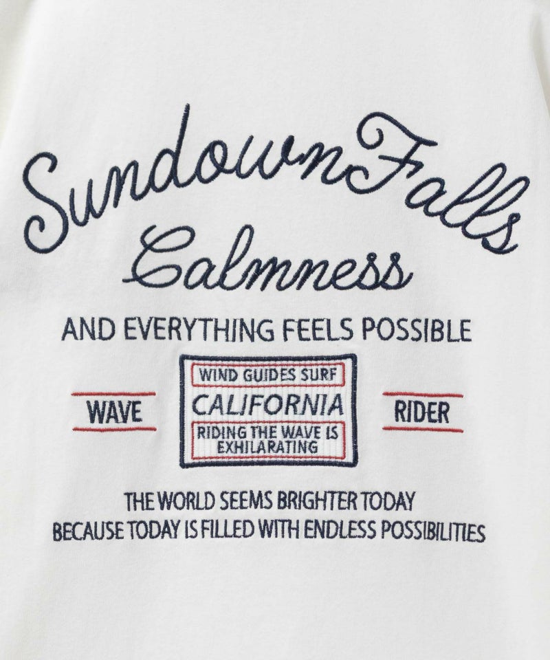 天竺サーフ刺繍Tシャツ メンズ メール便 対応商品商品画像-14