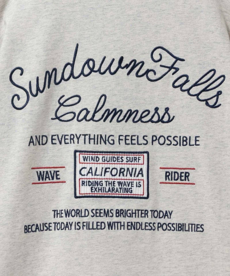 天竺サーフ刺繍Tシャツ メンズ メール便 対応商品商品画像-16