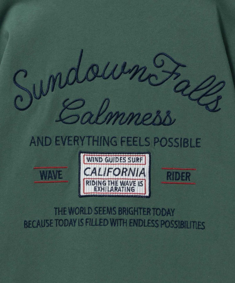 天竺サーフ刺繍Tシャツ メンズ メール便 対応商品商品画像-18