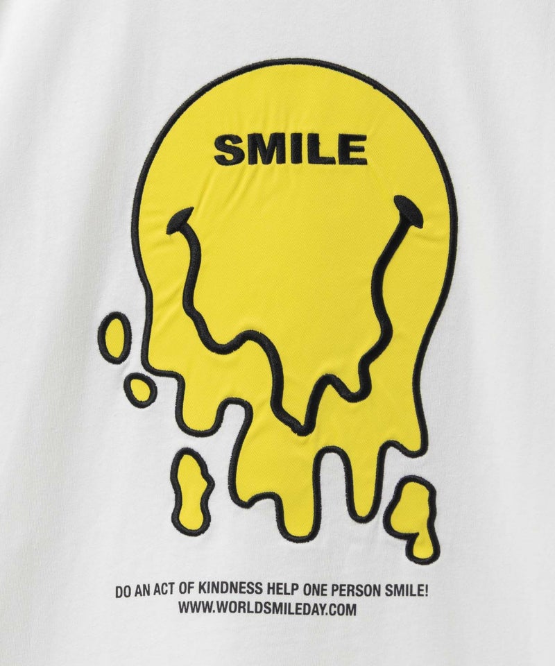 SMILEY FACE ワッペンTシャツ メンズ メール便 対応商品商品画像-10