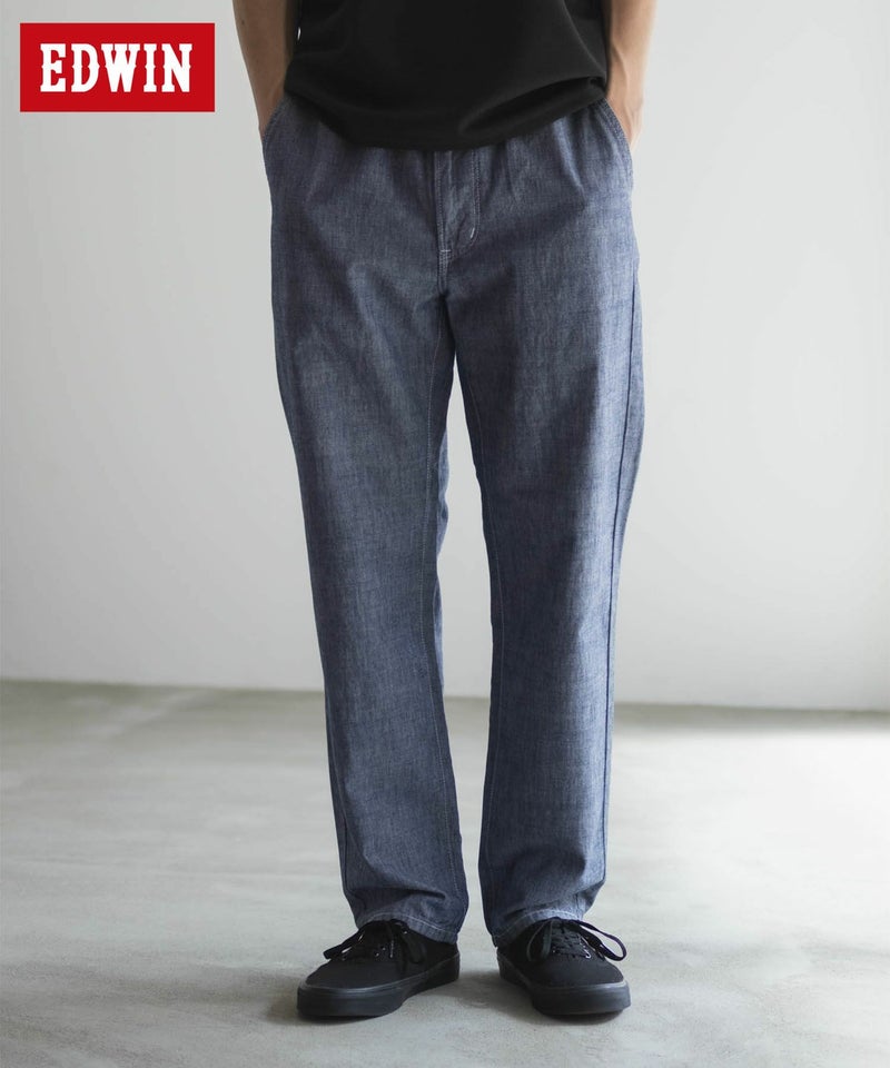 EDWIN 5ポケットデニムイージーパンツ レギュラーストレート メンズ商品画像-1