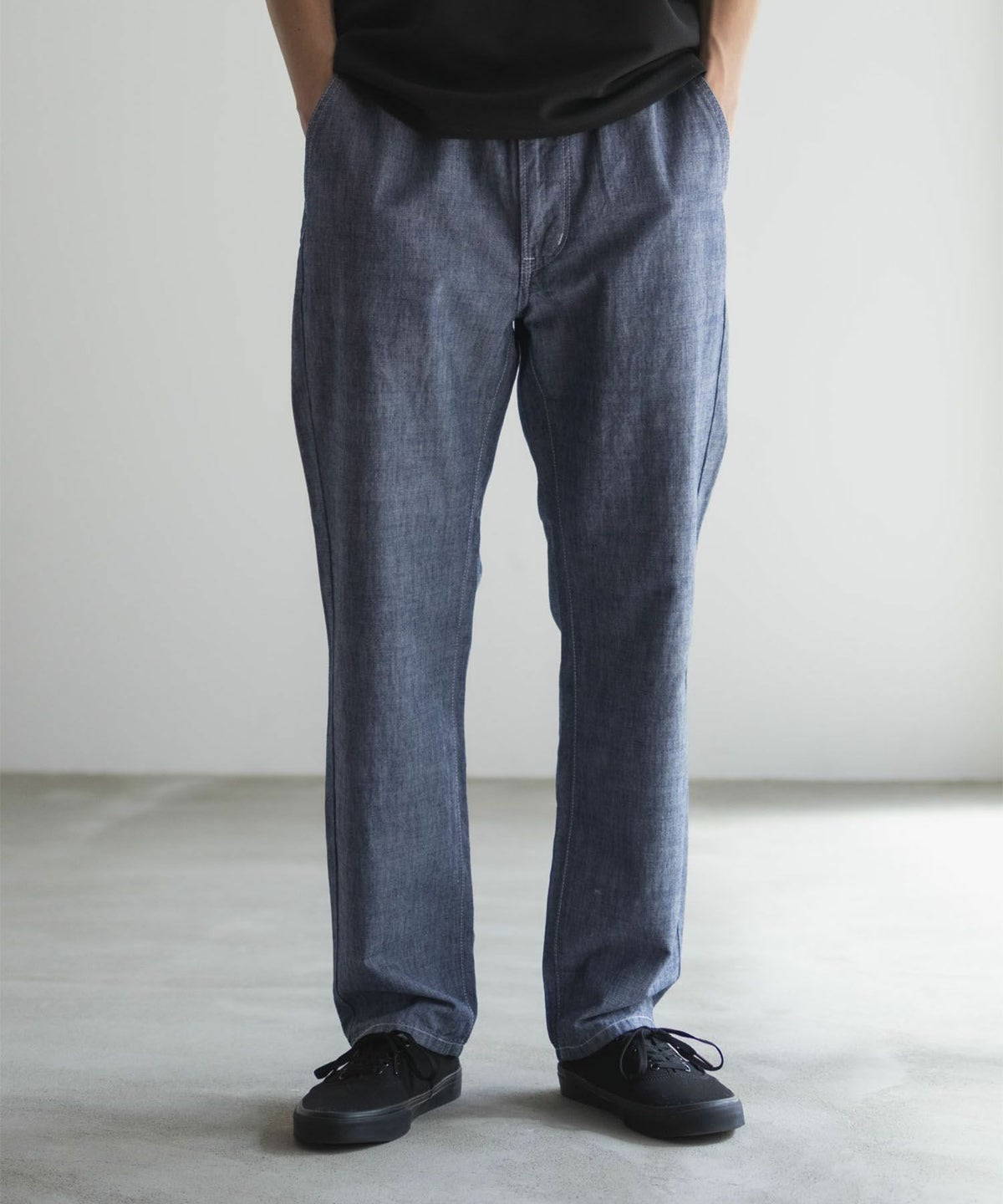 EDWIN 5ポケットデニムイージーパンツ レギュラーストレート メンズ