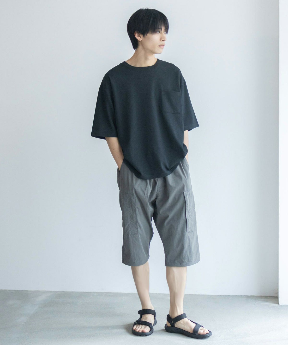 NAVY 7分丈カーゴパンツ メンズ