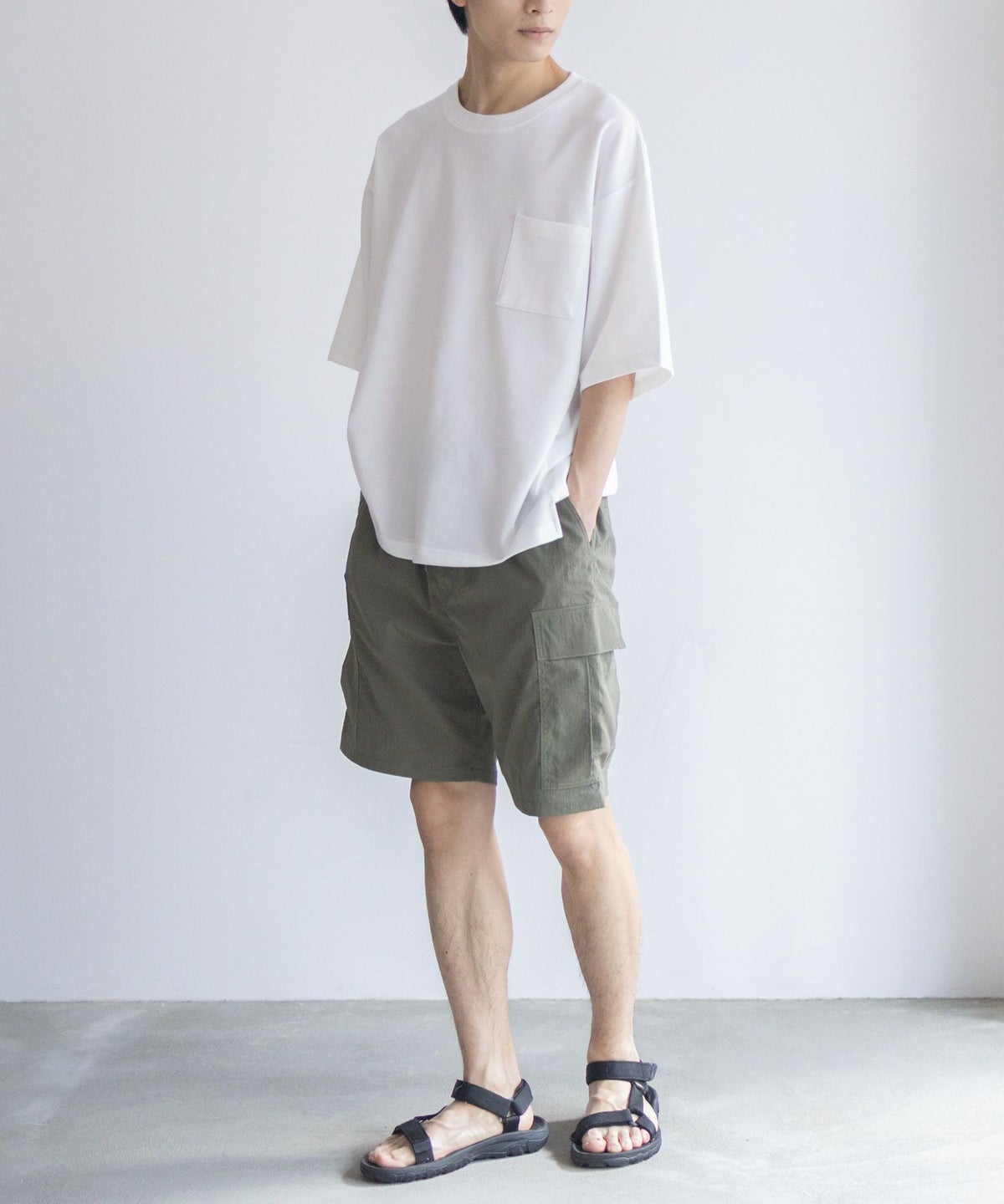 NAVY カーゴショートパンツ メンズ