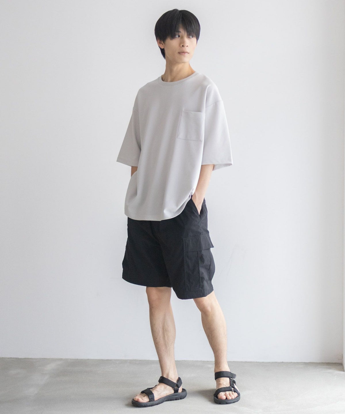 NAVY カーゴショートパンツ メンズ